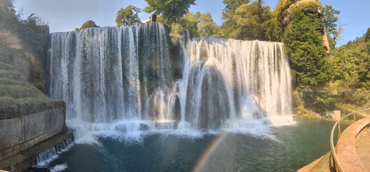 Wasserfall in Jajce